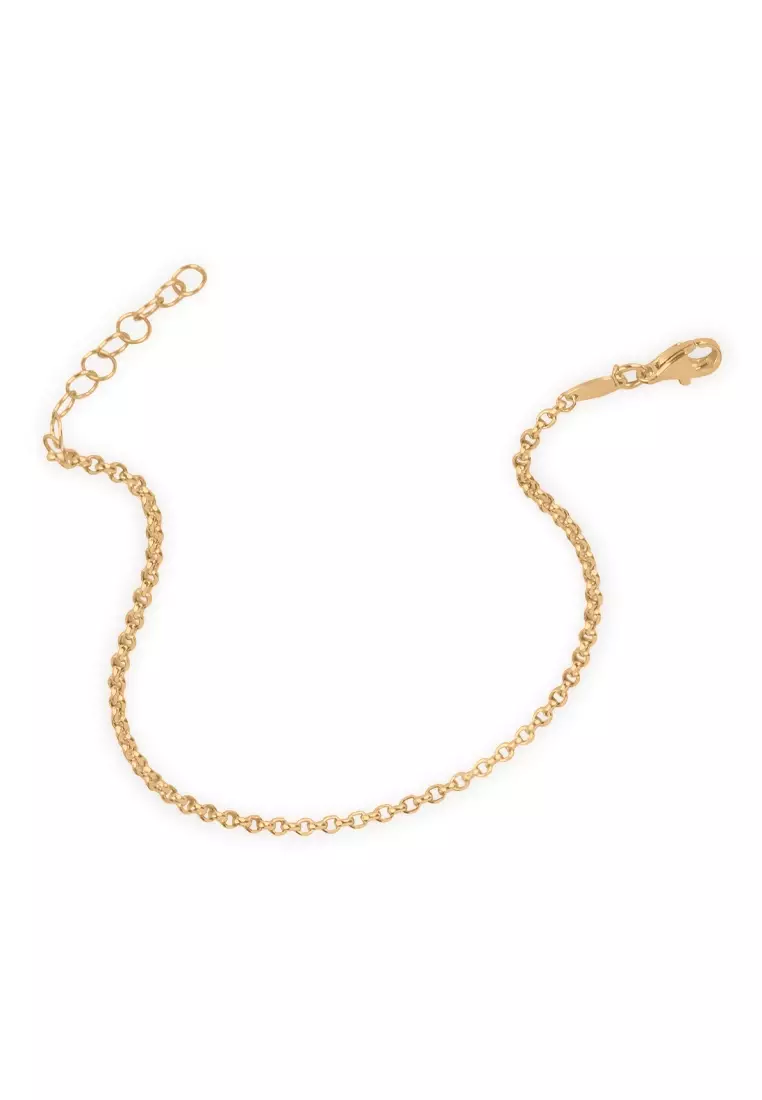 Rolo Chain Bracelet 14k Gold