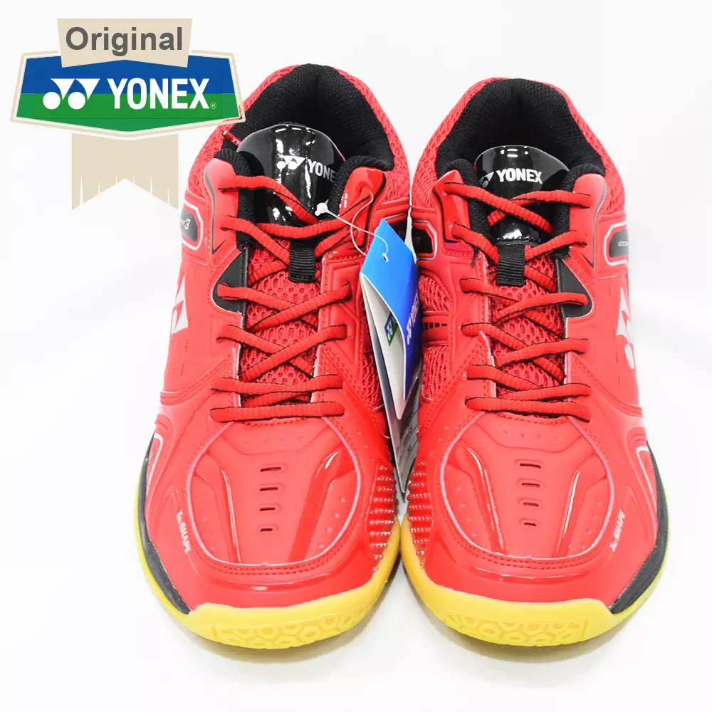 Sepatu Badminton Yonex Aero Comfort 3 Red / Black