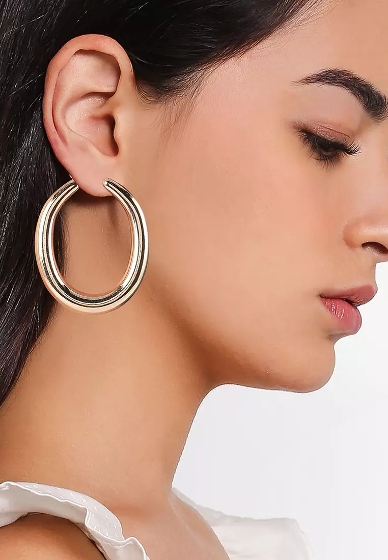 Aldo gold hoop earrings discount