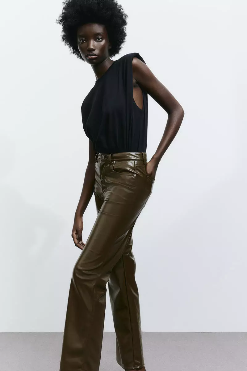 Coated trousers