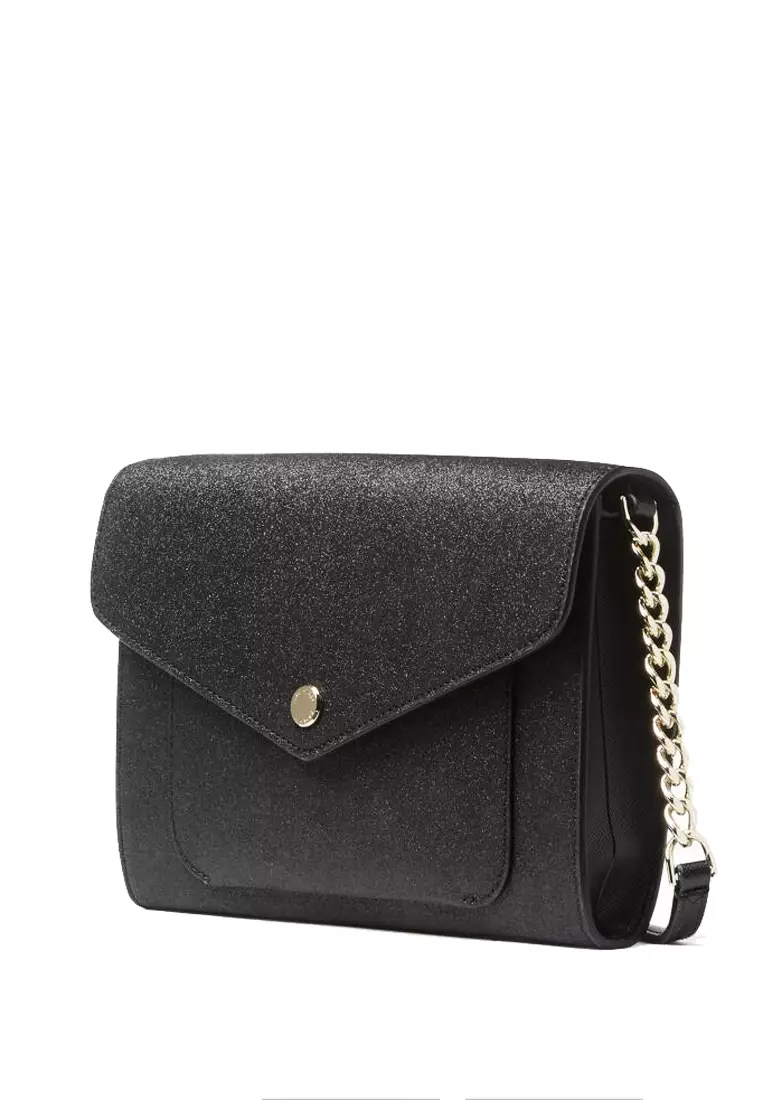 Buy Kate Spade Kate Spade Tinsel Flap Crossbody - Black 2023 Online ...