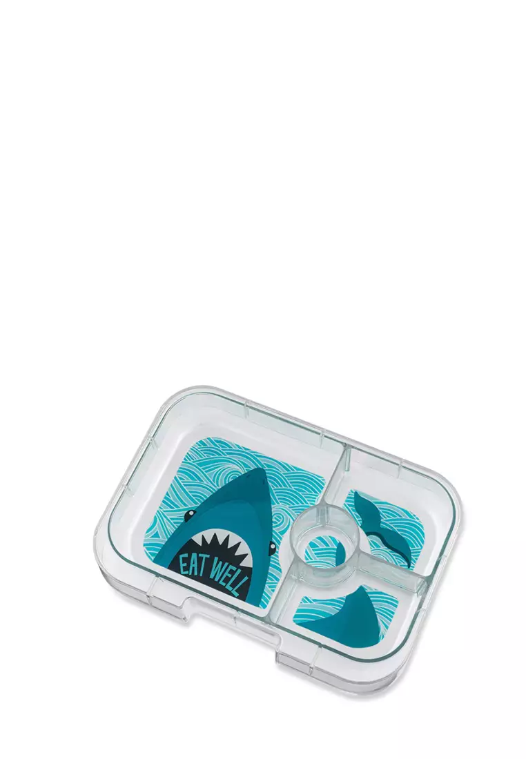 Yumbox Panino Bamboo Green Shark - Kotak Makan - Kotak Bekal Anak dan Dewasa