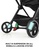 Prego black and grey and white and multi Prego Sultan Two Way Facing Baby Stroller (0-30kg) DA210ESCCE053BGS_3