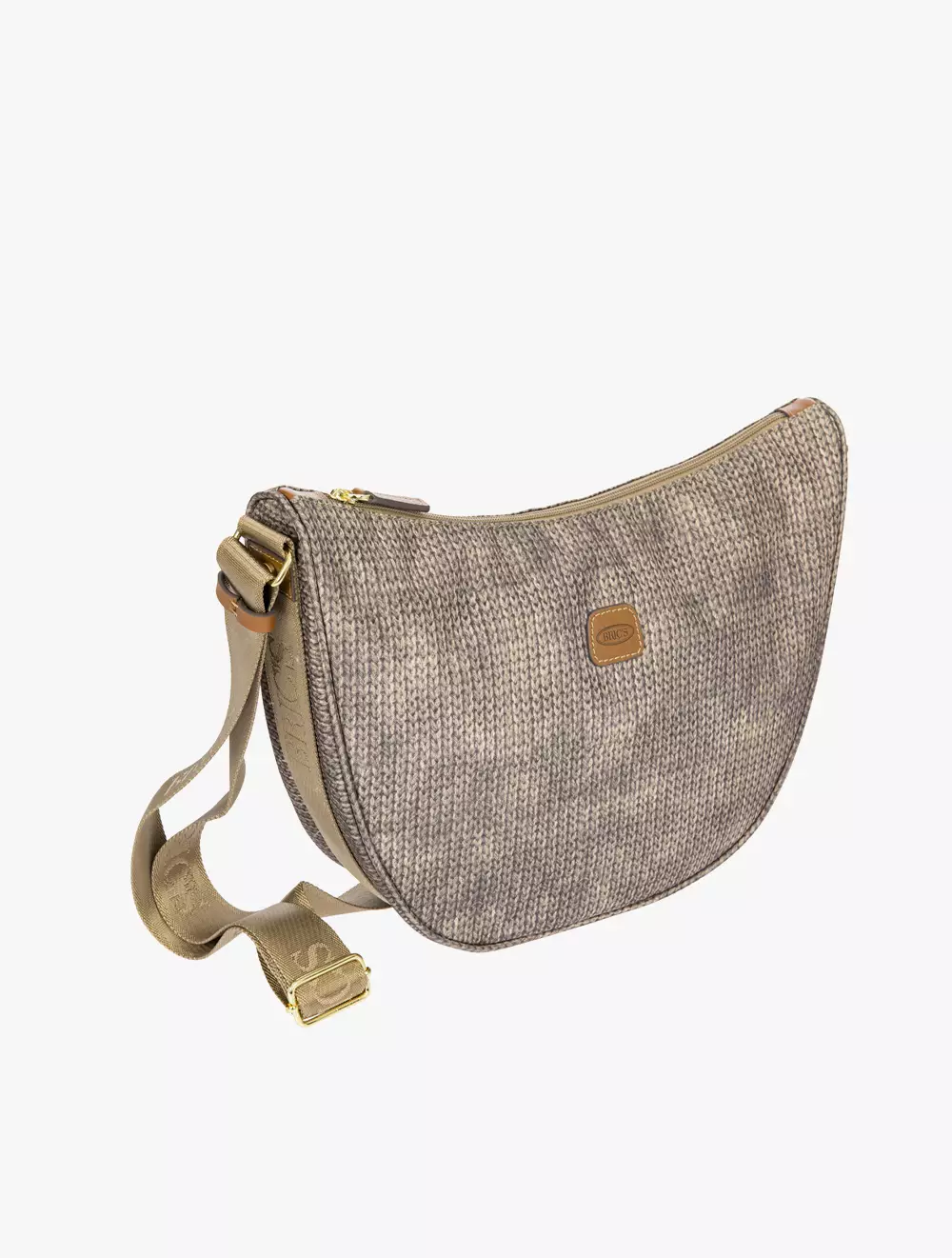 Bric's FW25 Halfmoon Bag S - Wool Nut - Wool Nut