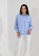 Hardware blue HARDWARE TOP SHIRT PUFF SLEEVE WITH POCKET 258E9AA2977331GS_1