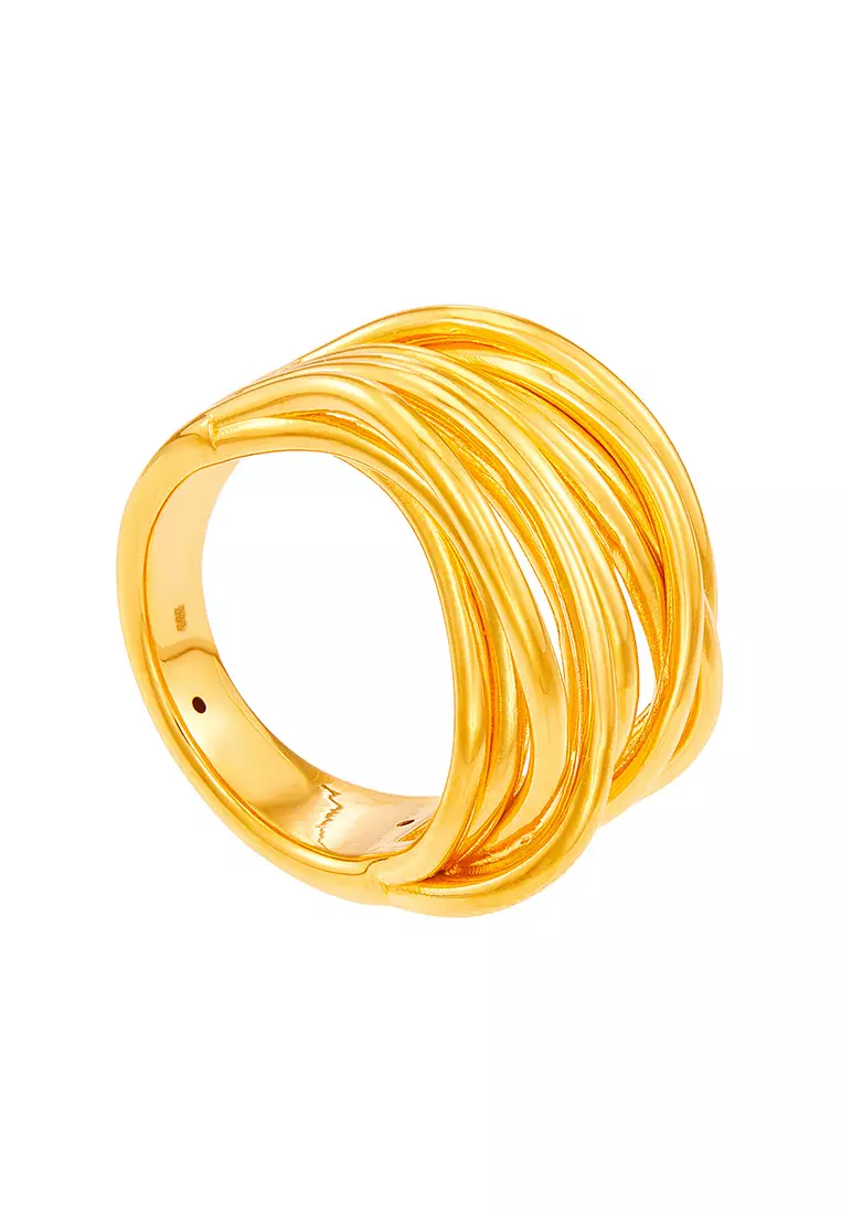 HABIB 999/24K Yellow  Gold Ring 9GR00511224