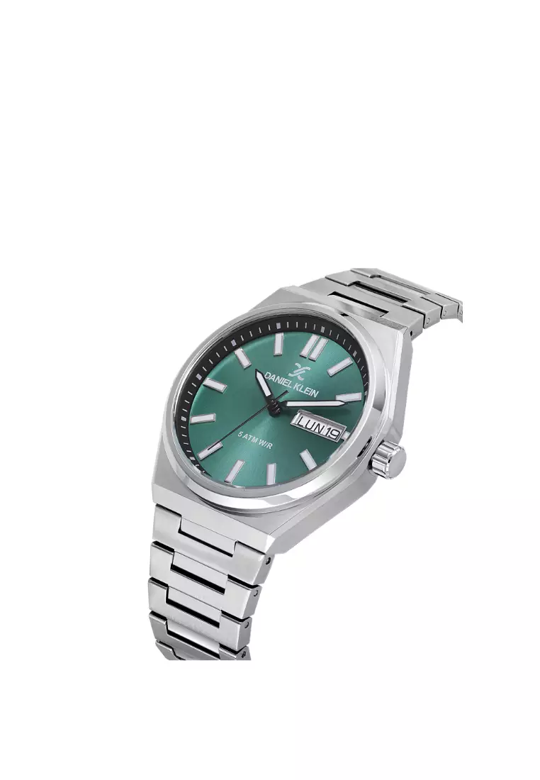 Men Analog Silver Stainless Steel Watch DK.1.14150-5