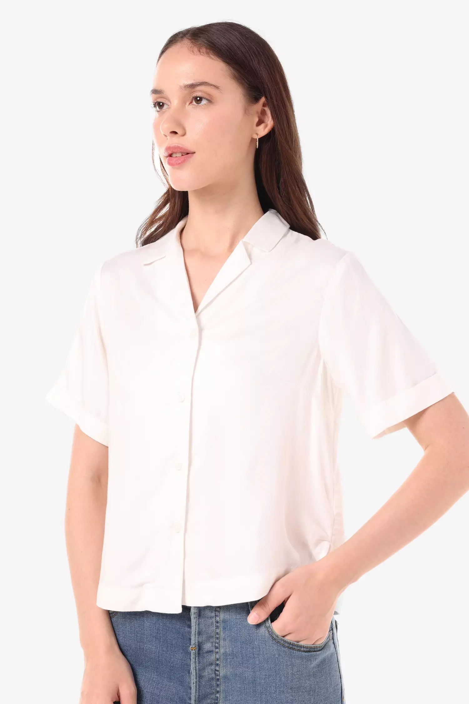 Minimal Shinara Shirt Topaz Green Colour TOPAZ GREEN