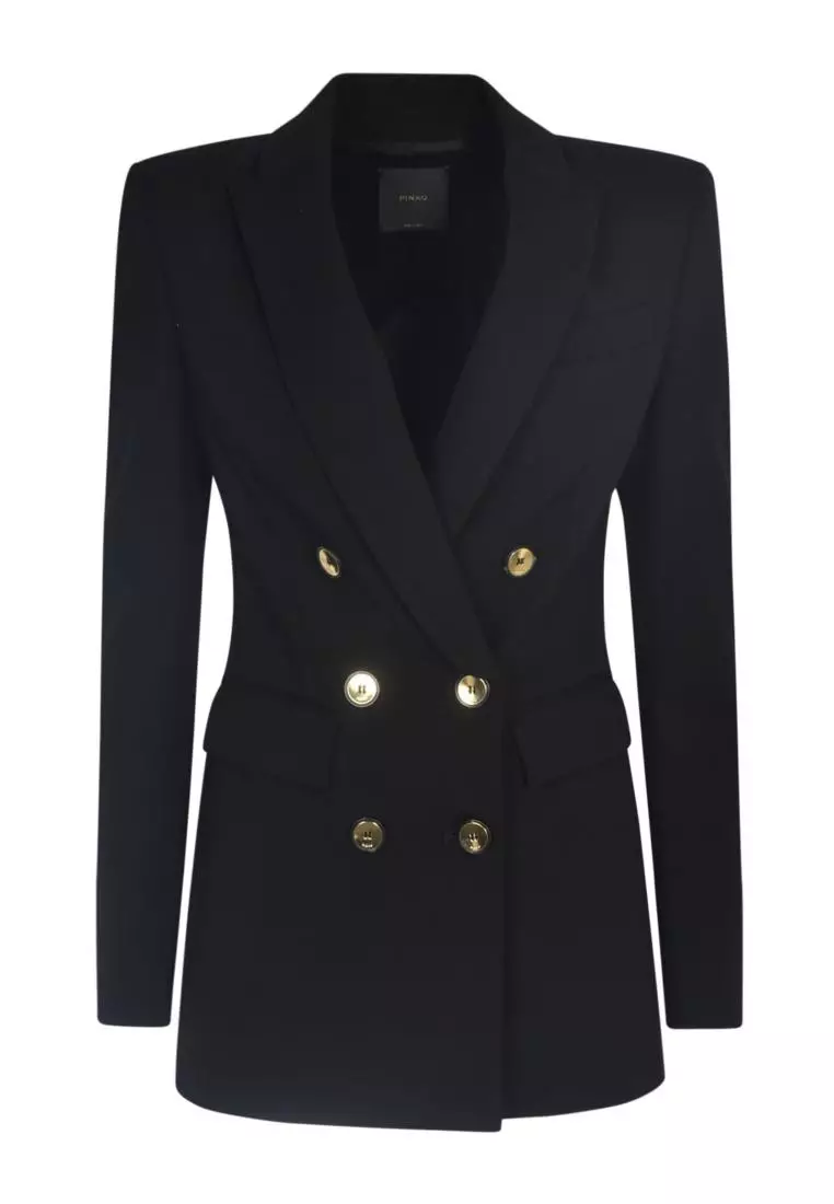 Pinko hot sale black coat