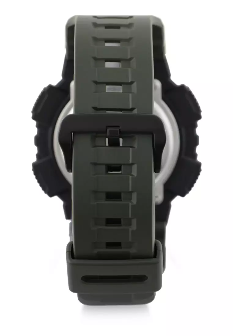 Casio Jam Tangan Pria - Green Black - Resin - AEQ-110W-3AVDF