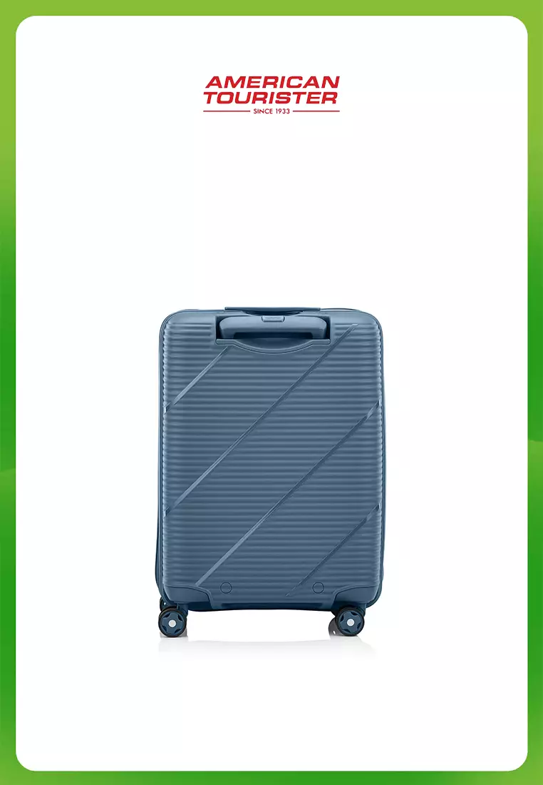 American Tourister Ezylif Spinner Cabin 20 Inch Tsa - Slate Blue