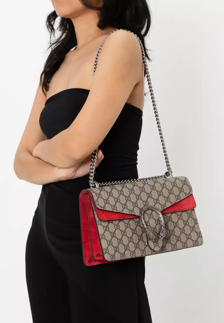 Dionysus Small Mini Dionysus Shoulder Bag Dionysus Red Gucci GG