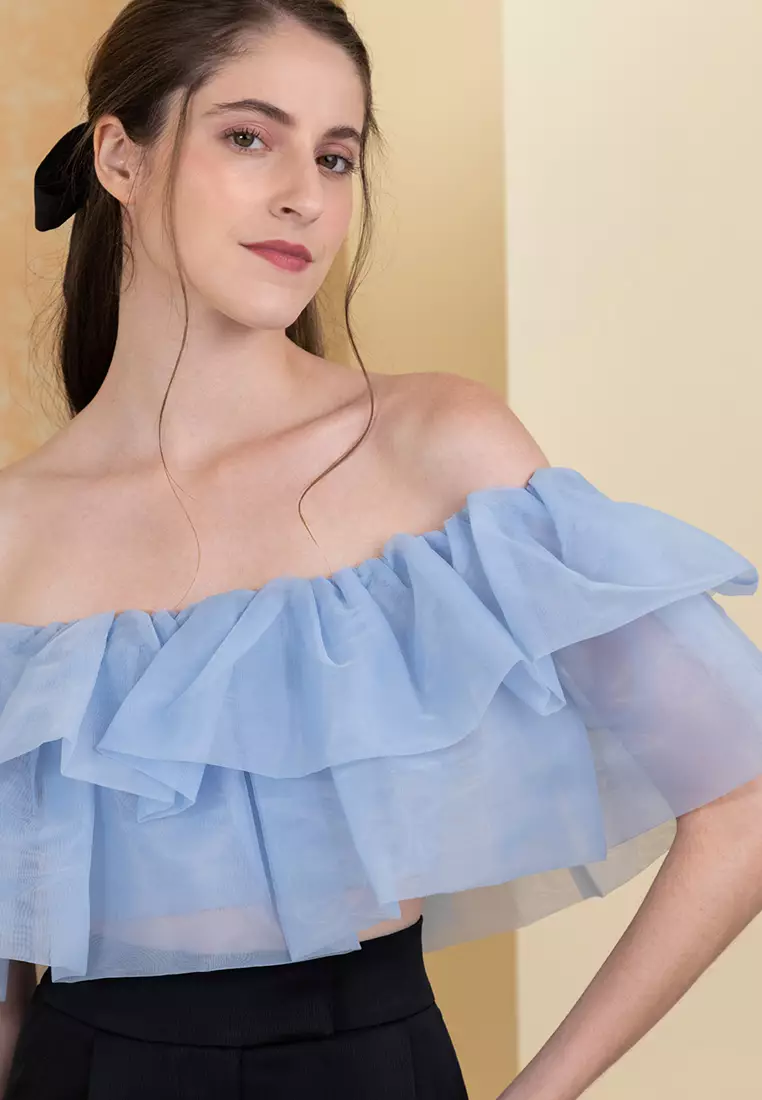 Zalora off shoulder sale top