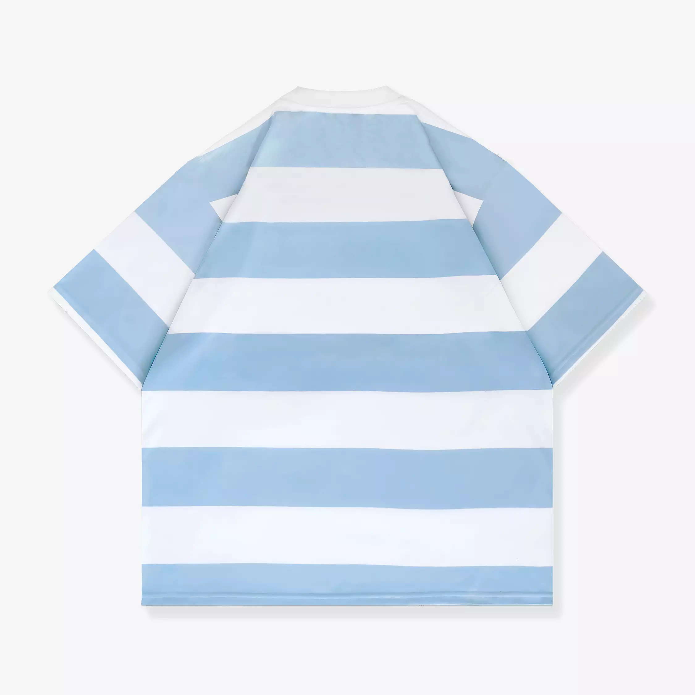 OOTDSUPPLY Oversized Corgi Baby Blue Stripe |  Oversize Pria & Wanita OVZSTP002