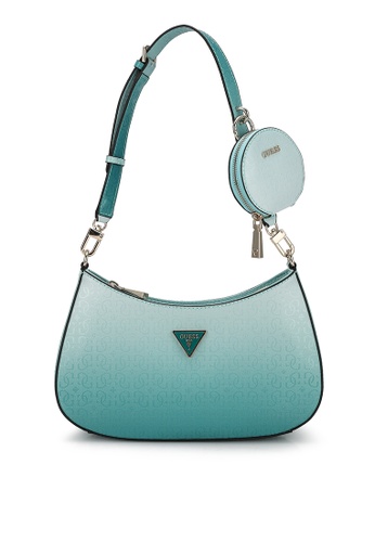 Guess Alexie Top Zip Shoulder Bag | ZALORA Malaysia