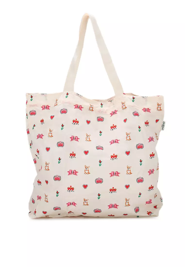Royal Ditsy Large Foldaway Tote Bag