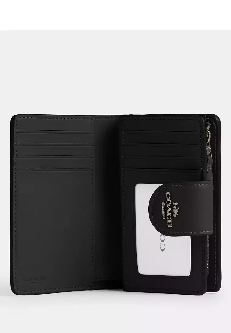 Medium Corner Zip Wallet In Signature Canvas