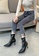 Twenty Eight Shoes black 7.5CM Socking Mid Ankle Boots 2019-21 46450SHCF055E3GS_2