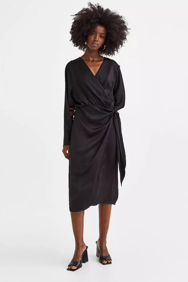 H & 2025 m wrap dress