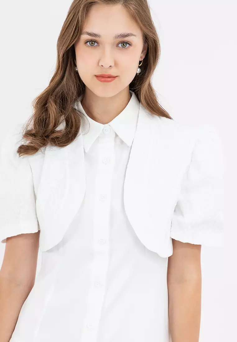 Azali Butterfly Sleeves Filipiniana Bolero