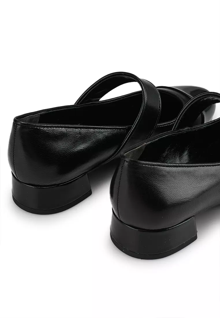 Cap-Toe Mary Jane Heeled Pumps (nt)