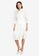 Hopeshow white Side Slit Button Midi Dress with Sash 5FC70AA3E26DB4GS_1