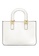 Fendi white Fendi Small FF Tote Shoulder Bag in White 079E6ACBDD167EGS_1