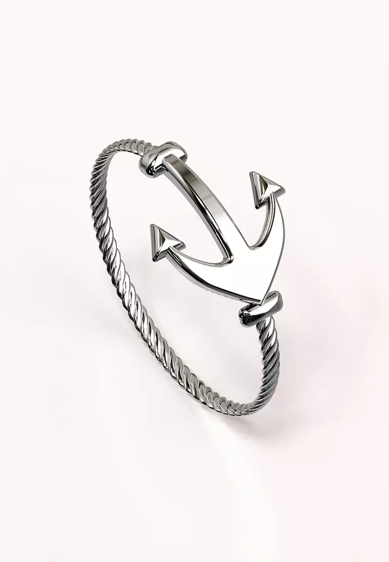 925 SIGNATURE Anchor Fashion Ring-Silver