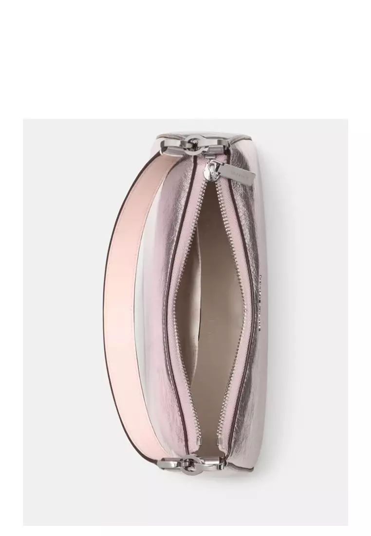 Margot Crinkle Metallic Convertible Shoulder Bag