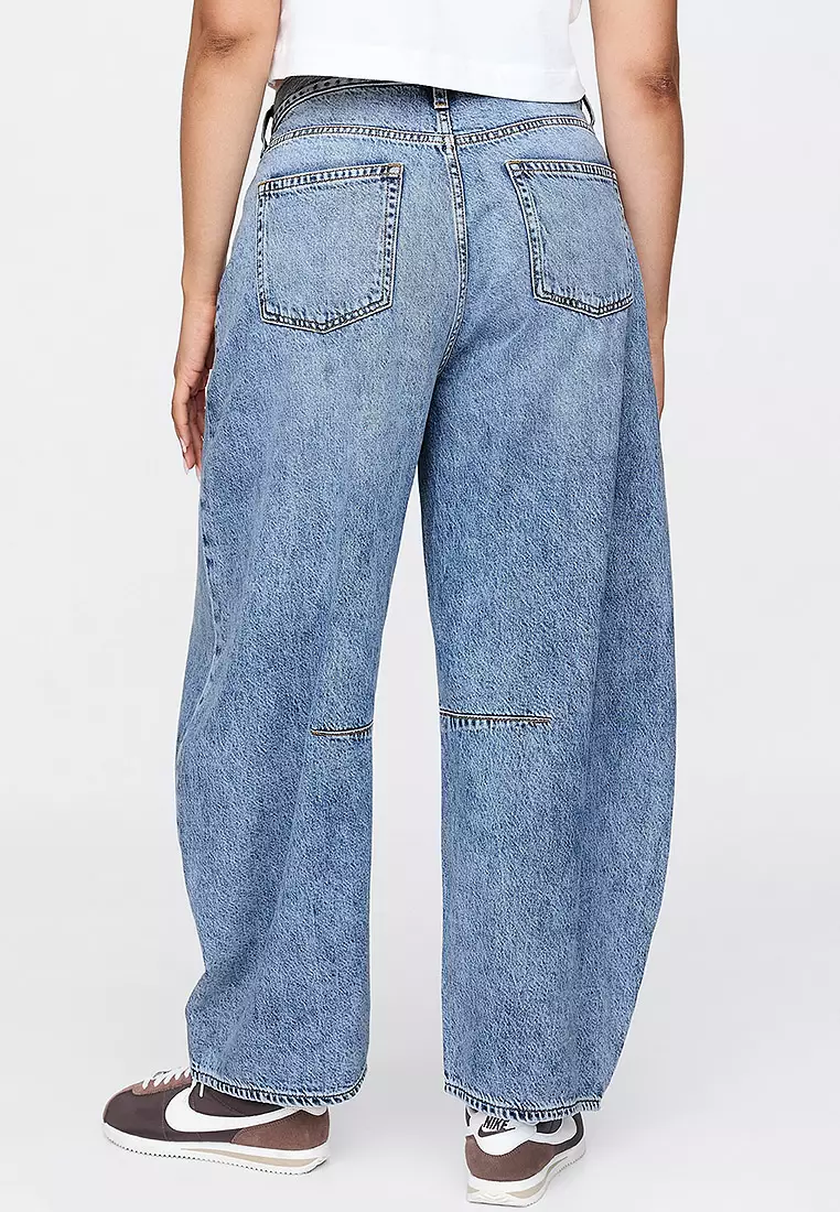 High Rise Horseshoe Jeans