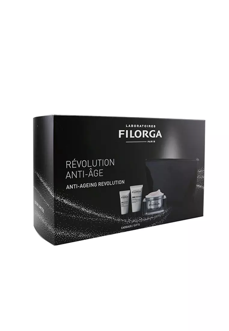 逆齡革命限量禮品套裝: NCEF-Reverse 1x 新肌賦活精華眼霜 50ml + 1x NCEF-新肌賦活睡眠面膜 + 1x NCEF-新肌賦活精華液 + 化妝袋 3pcs+1bag