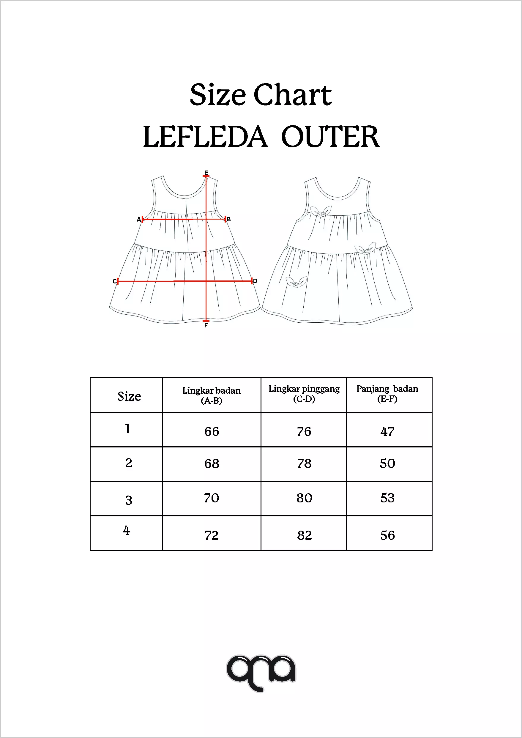 Qna Girl Lefleda Overall Dress Midi Anak Dusty Pink