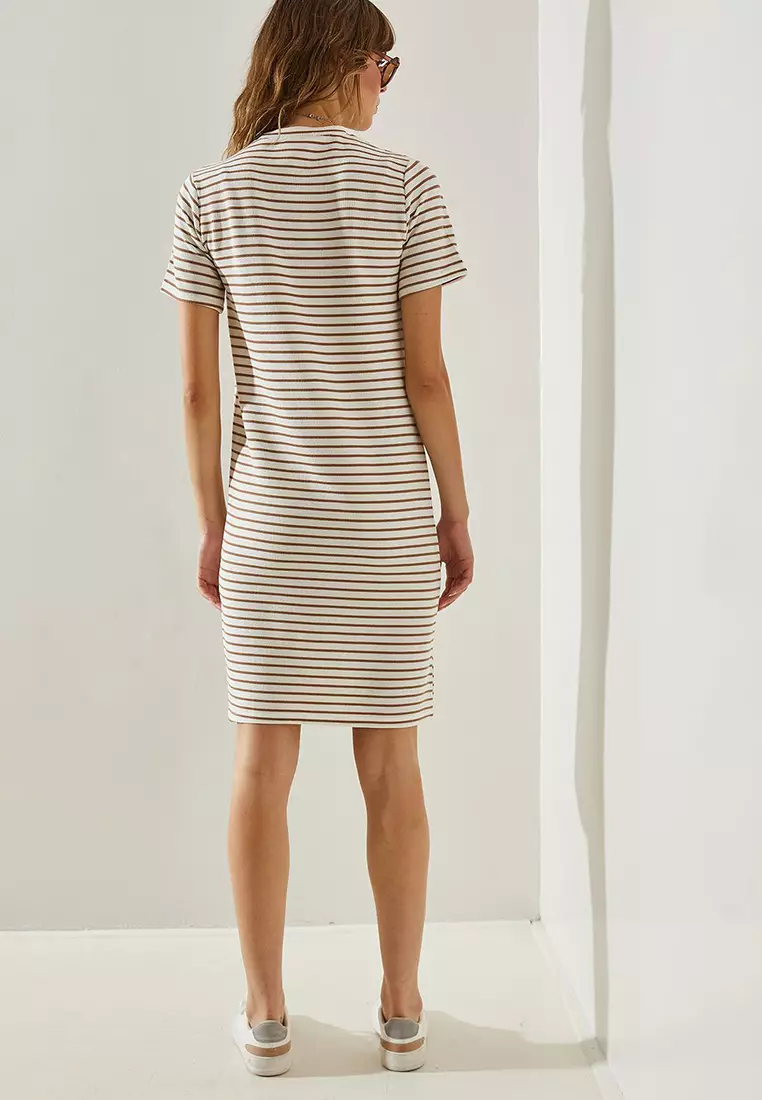 Women's Striped Seersucker Dress 60251344