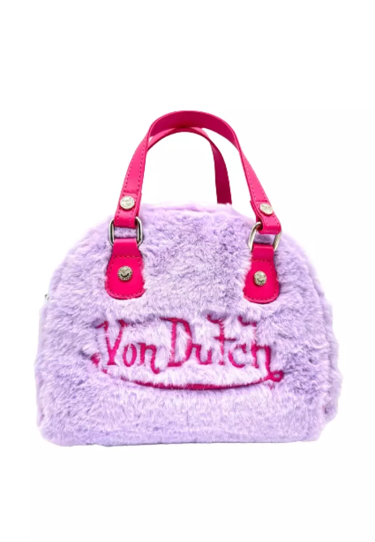 Pink fur von clearance dutch bag