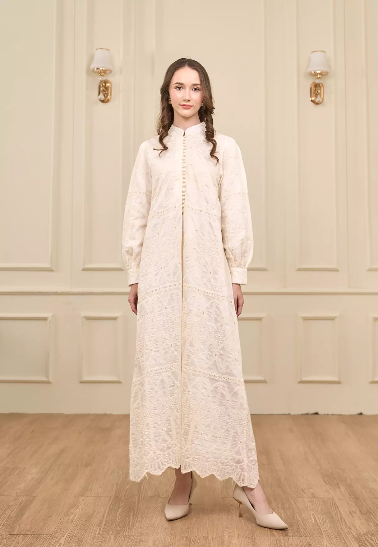 Saffiya Dress - Ivory