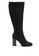 London Rag black Knee High Faux Suede Boots in Black D6A1DSHE8A9D40GS_1