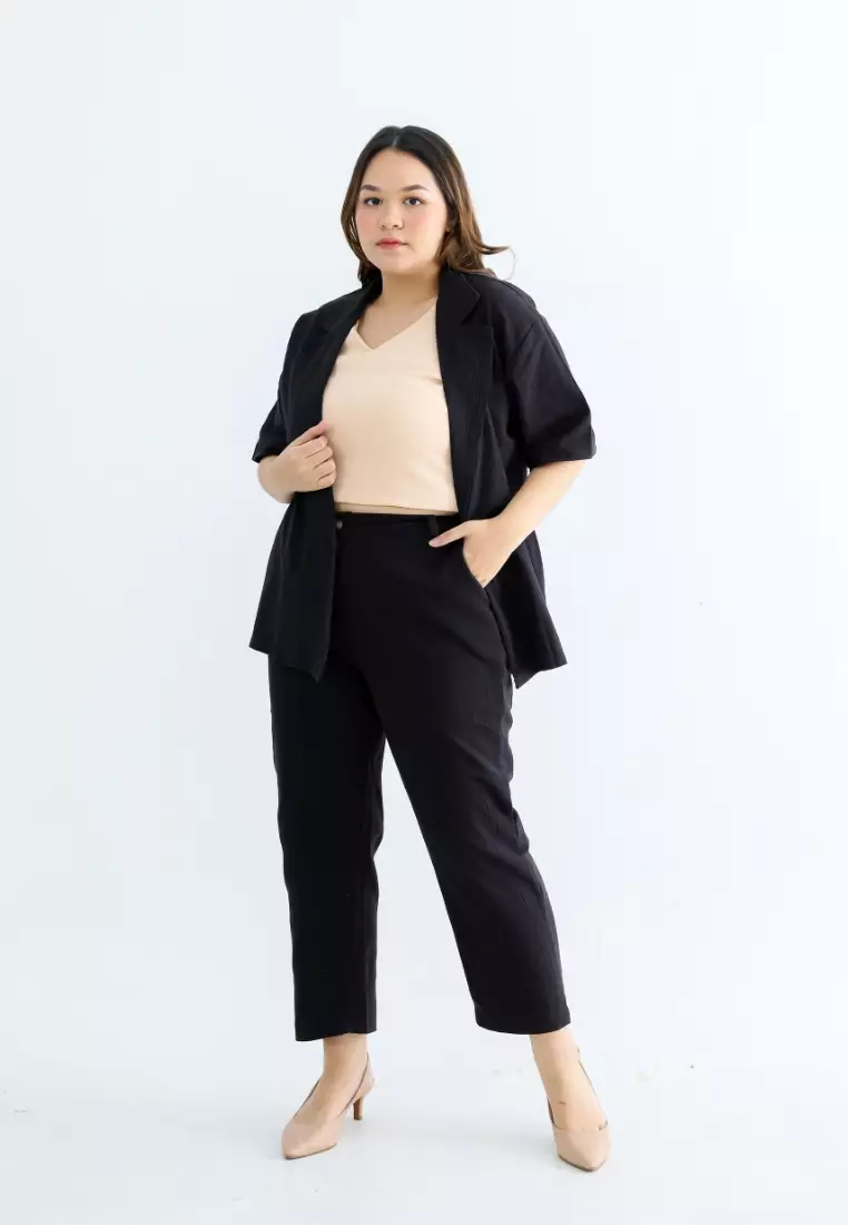 Plus Size Pants Lorraine Black