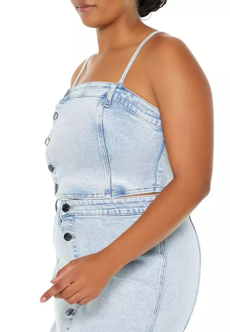 Denim cami overalls by forever 21 shop