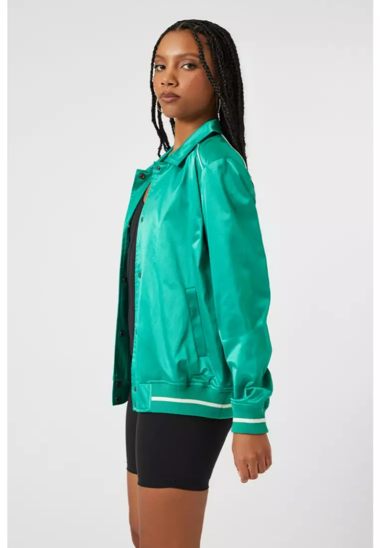Blue bomber jacket forever 21 2025