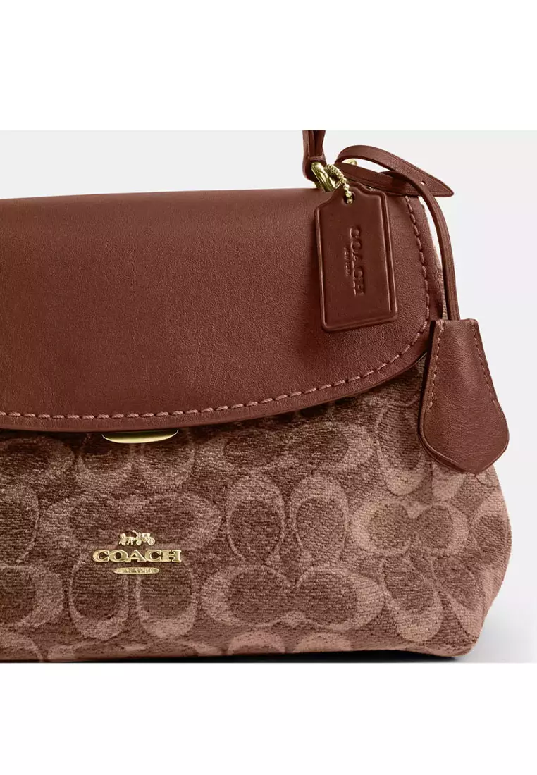 Emory Top Handle Bag In Signature Chenille