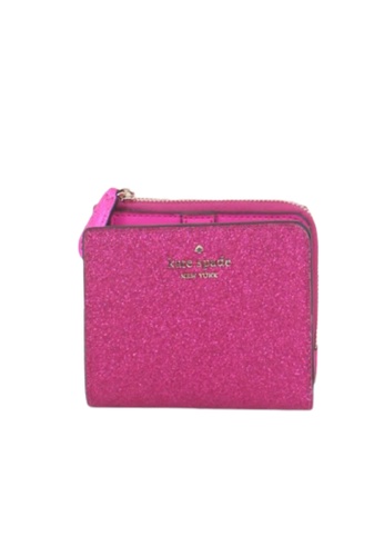 L-Zip Bifold Wallet In Conv Pink