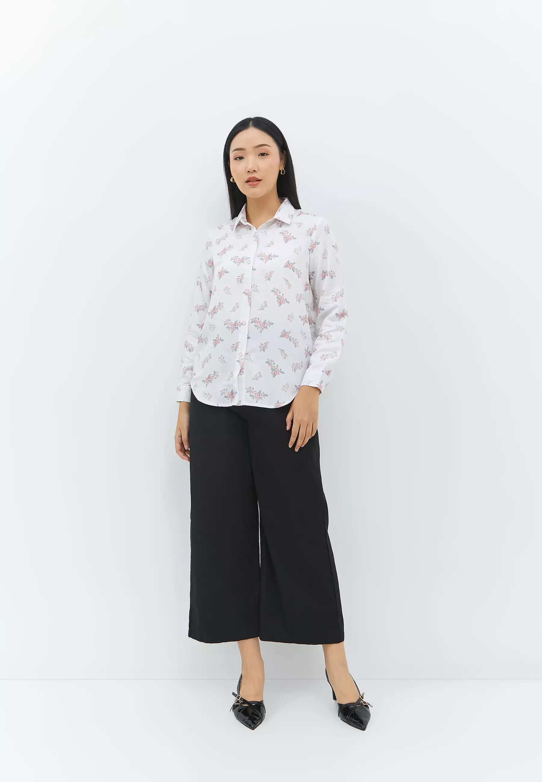 Tatum Flower Pink Shirt (G.11664)