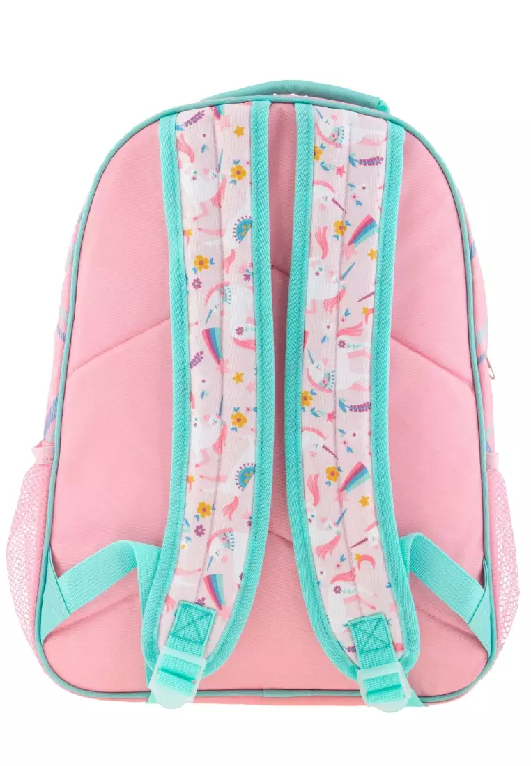 All Over Print Backpack with Lunch Bag for Kids Pink Unicorn AOP