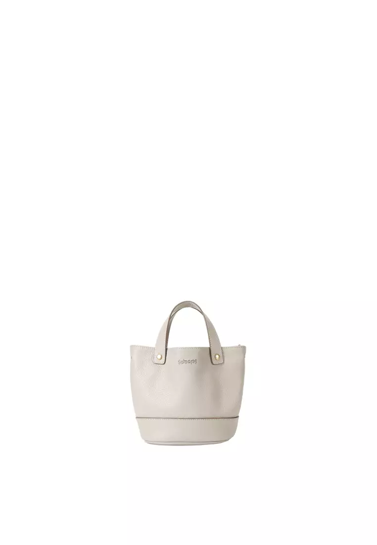 [Online Exclusive] JULIANA Mini Bucket Bag - Cream Beige