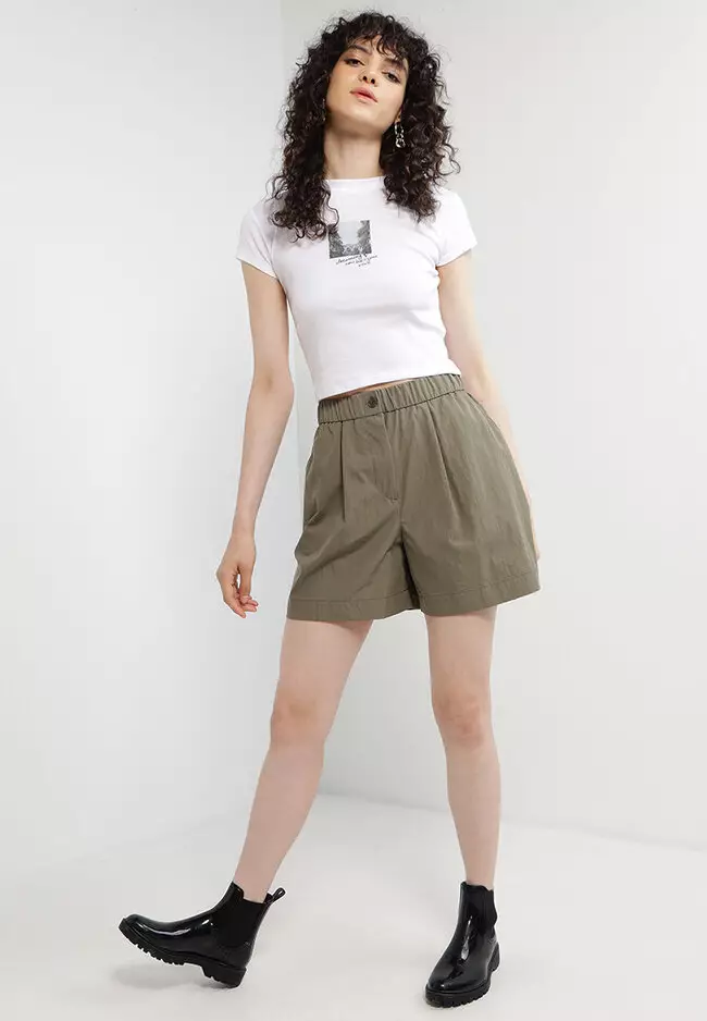 Buy TOPSHOP Button Waist Editor Shorts 2024 Online ZALORA