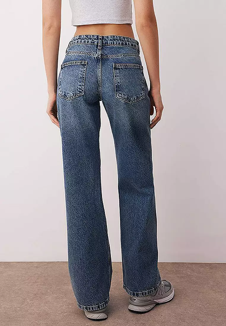 Low Waist Wide Leg Jeans
