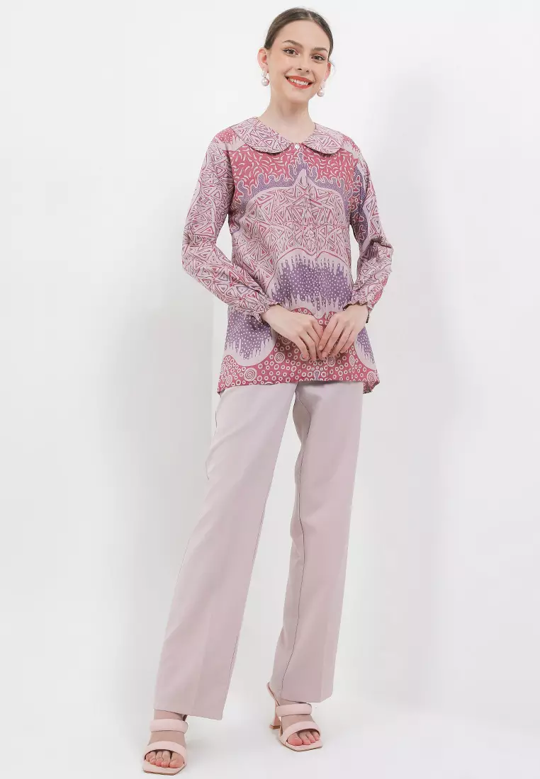 Piramid Blouse Batik Premium Wanita Casual Modern