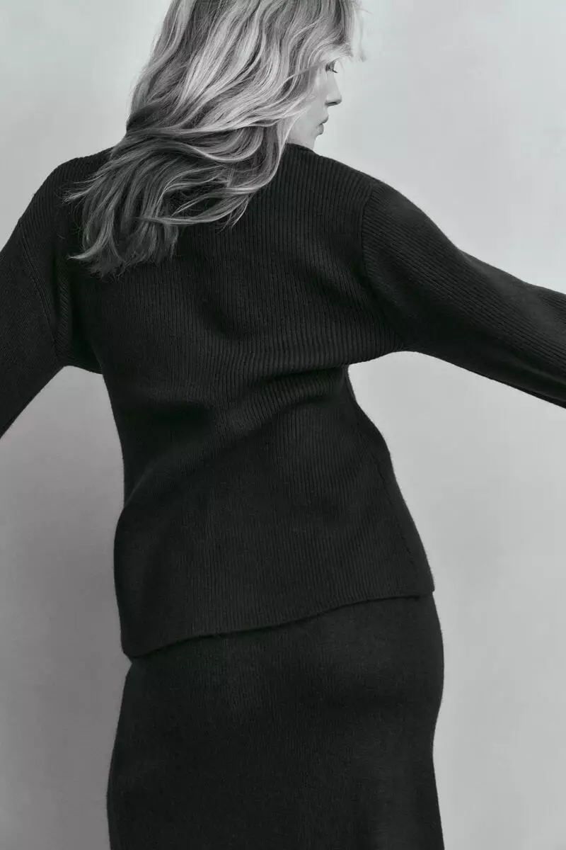 MAMA Rib-knit cardigan