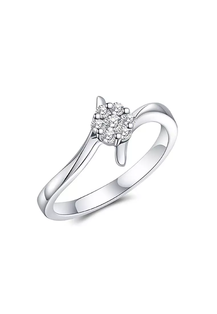 Buy LAZO DIAMOND LAZO DIAMOND Elegance Bypass Illusion Set Diamond
