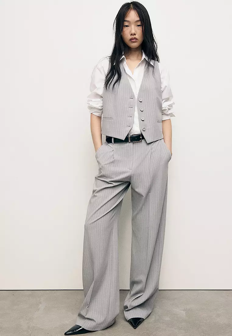 Pinstriped Suit Waistcoat